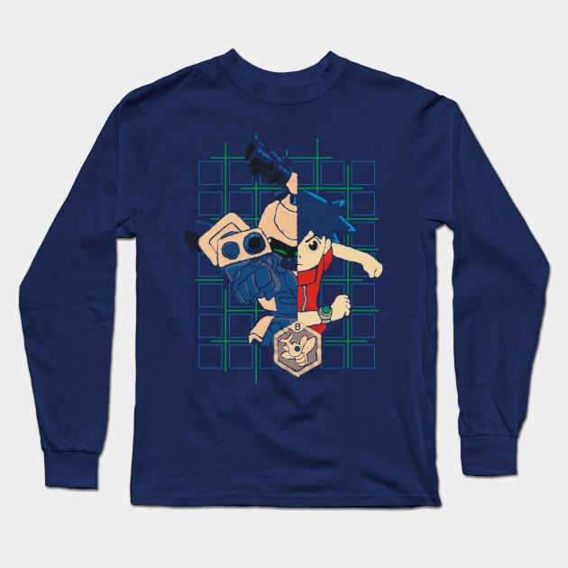 Robobattle! Long Sleeve T-Shirt by ManuLuce